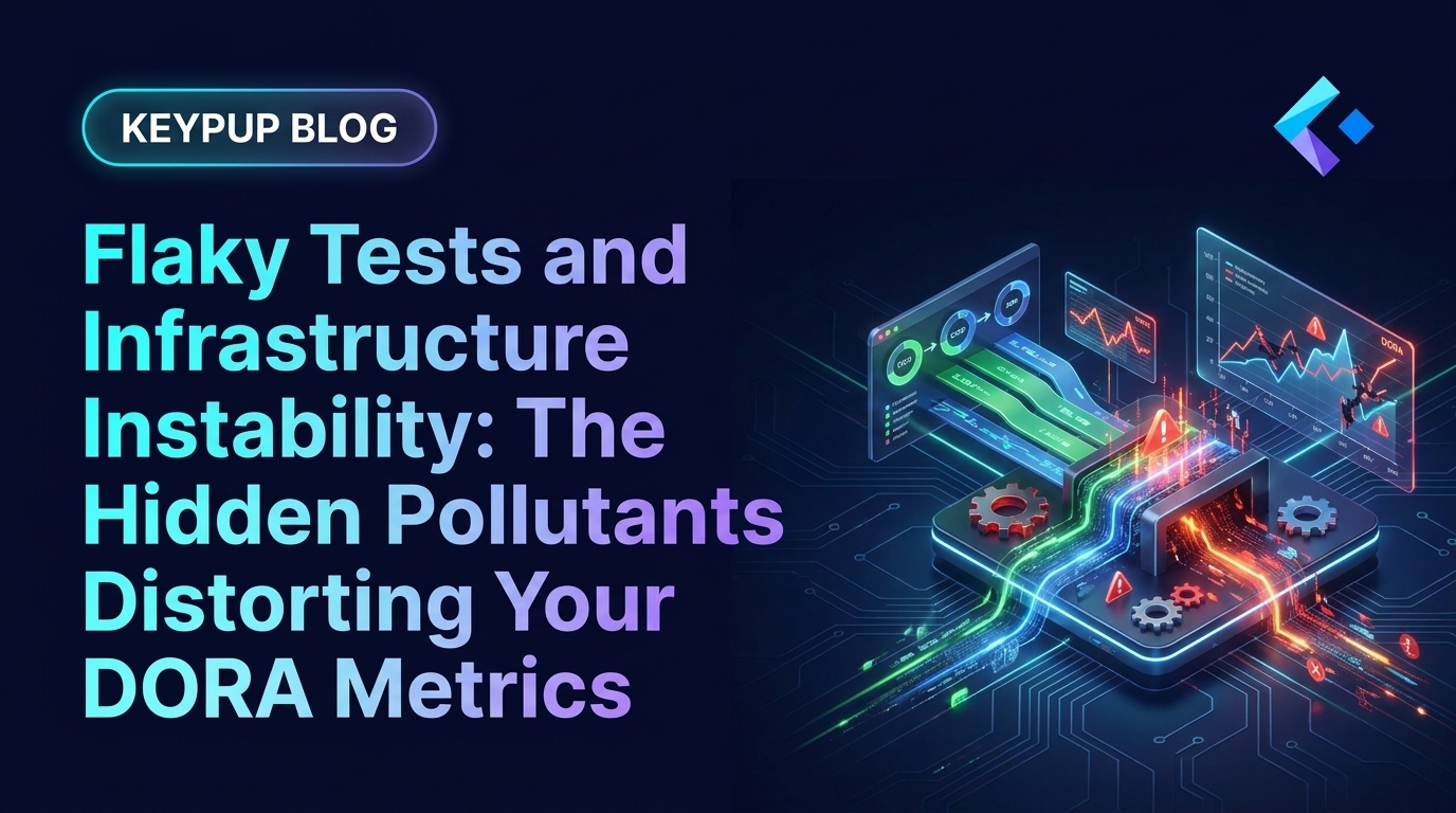 Flaky Tests and Infrastructure Instability: The Hidden Pollutants Distorting Your DORA Metrics
