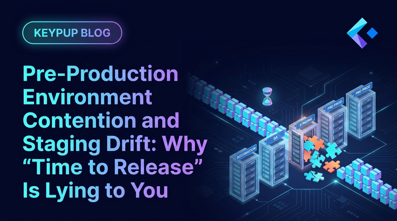 Pre-Production Environment Contention and Staging Drift: Why "Time to Release" Is Lying to You