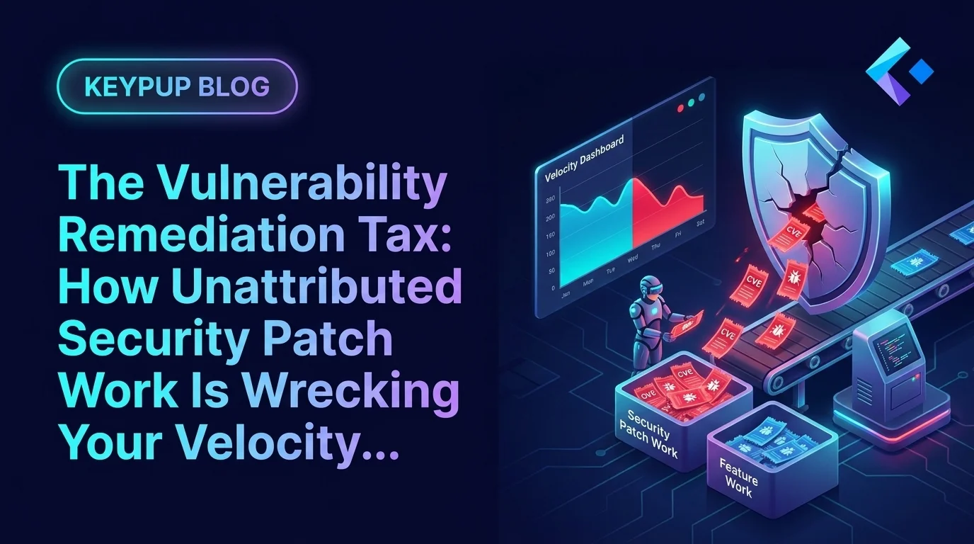 The Vulnerability Remediation Tax: How Unattributed Security Patch Work Is Wrecking Your Velocity Metrics